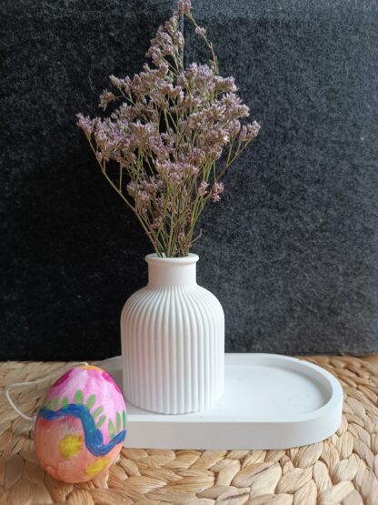 Vase mit Tablett – Bild 4